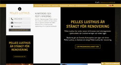 Desktop Screenshot of pelleslusthus.se